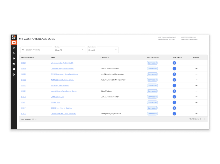 ProCore to ComputerEase Integration Sync Tool